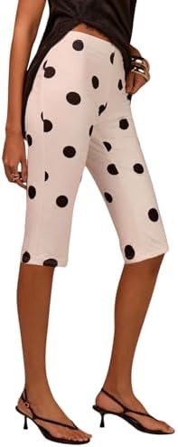 Capri Leggings High Waisted Knee Length Shorts Capri Pants