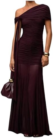 Corset Dress Wedding Guest Dresses Statement Holiday Off Shoulder Ruched Mesh