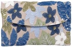 Floral Beaded Clutch Purses Sequin Evening HandBags