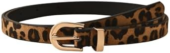 Leopard Print Belts PU Leather Waist Belts