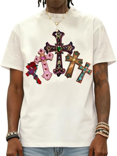Men's Graphic Tees Oversized Tshirts Y2K Short Sleeve T Shirts Summer Going