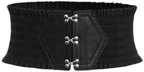 Renaissance Corset Belt Waistband Wide Ruffle Belts